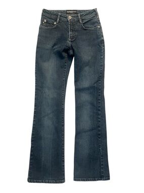 Express stretch blue Flare Jeans size 3/4